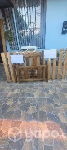Cama de madera de 1 plaza - Imagen 3