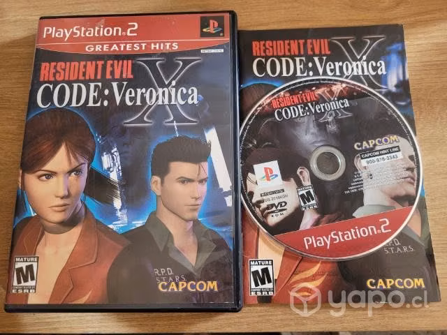 Resident Evil: Code Veronica X Greatest Hits PS2