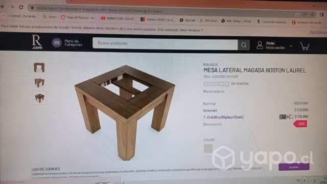 Mesa de centro, arrimo y lateral - Imagen 2