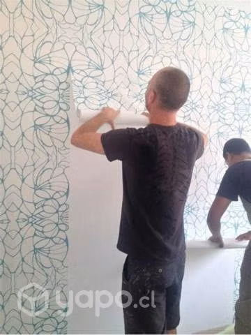 Instalación de papel mural