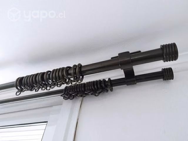 Barras metálicas para cortinas (Débito y crédito )