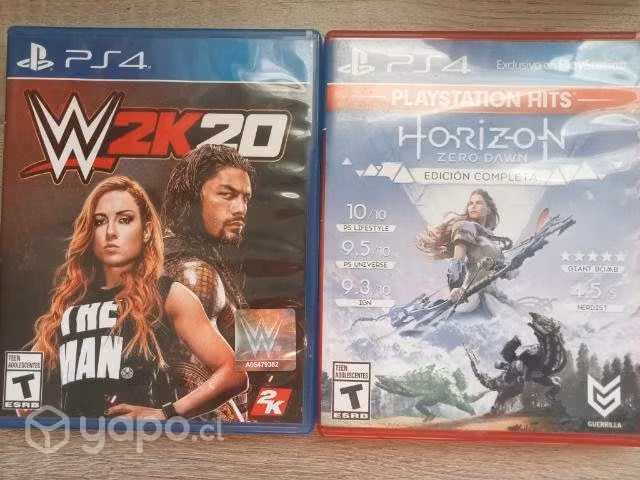 WWE y Horizon Ps4