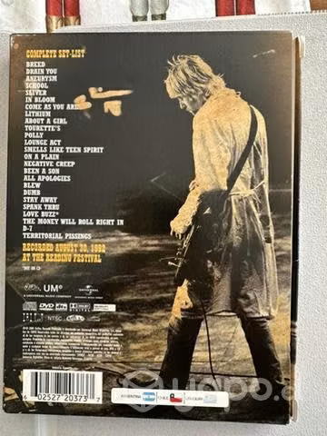 Nirvana CD y DVD. De colección ( Live at reading - Imagen 2
