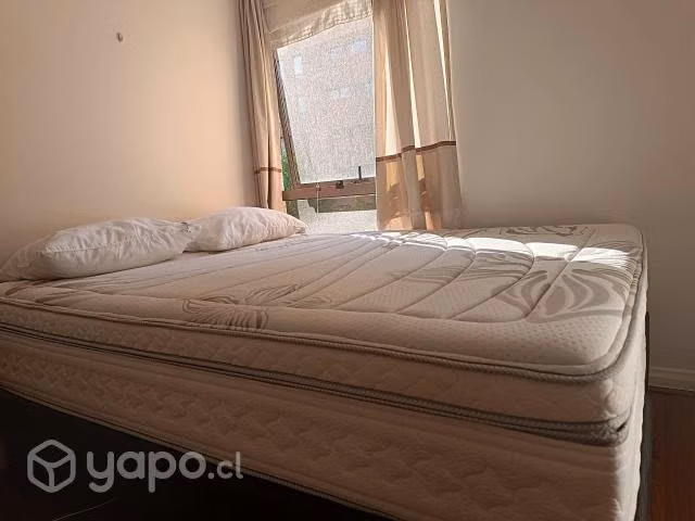 Cama Europea Rosen Modelo Air 4 2 plazas con plumó