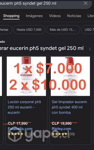 Jabón Eucerin - Crema y bloqueador