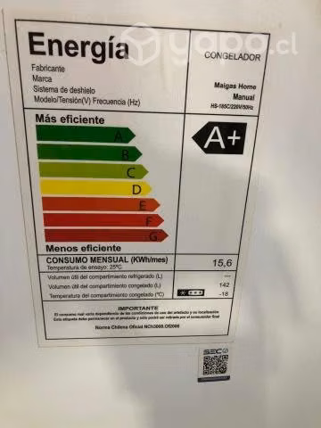 Congelador MAIGAS dual tapa dura 142 lts - Imagen 5