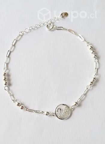 Pulsera de Plata 925 con el CISNE de Swarovski