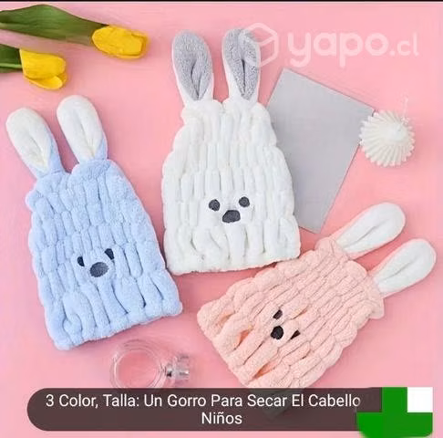 Toalla de pelo de mujer y niños