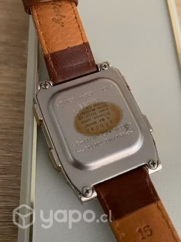 Reloj Único Seiko Vintage Digital Talking Watch