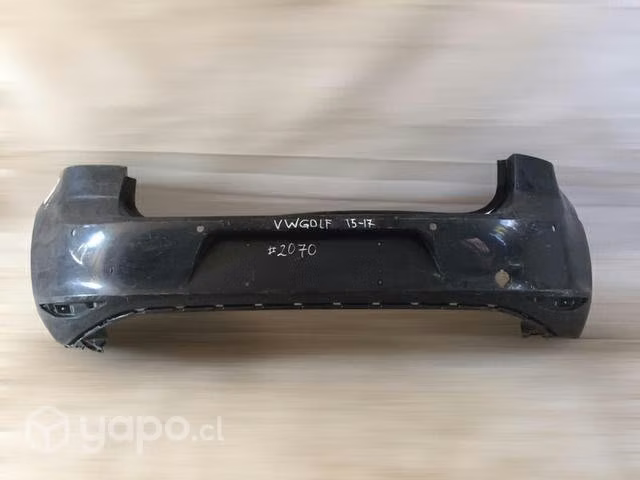 Parachoque trasero Volkswagen golf 2015-2017