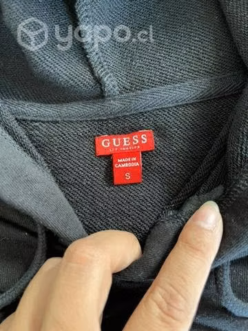 Poleron guess mujer talla s (lentejuelas el logo) - Imagen 5
