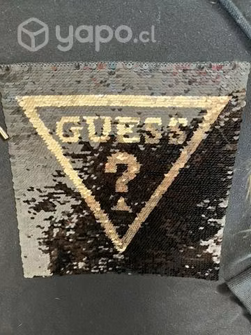 Poleron guess mujer talla s (lentejuelas el logo) - Imagen 2