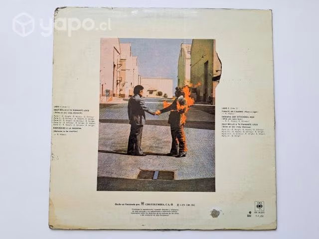 Pink Floyd - Wish You Were Here (edición venezolan