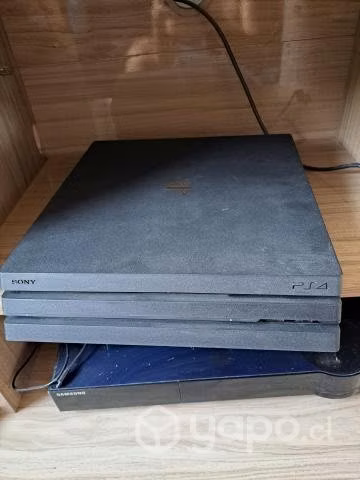 Ps4 Pro + juegos + controles + cables