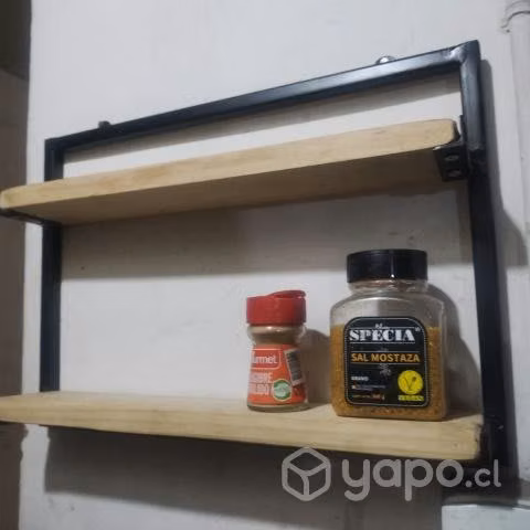 Repisa madera Metal - Imagen 1