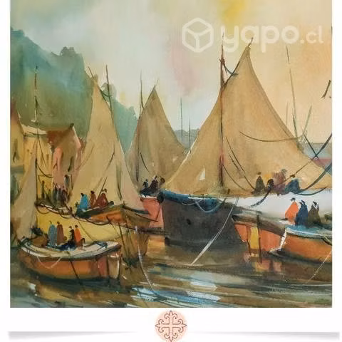 Cuadro de Luis Vicencio * Acuarela de Pto Montt