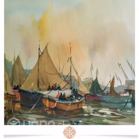 Cuadro de Luis Vicencio * Acuarela de Pto Montt
