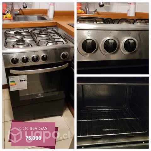 Cocina a gas 4 platos