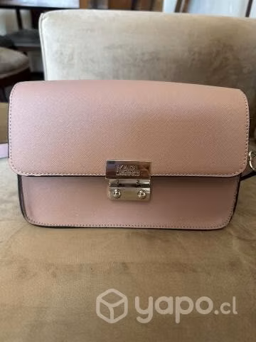 Cartera nueva Karl Lagerfield Rosada - Imagen 6