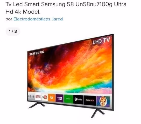 Smart tv 58" Samsung