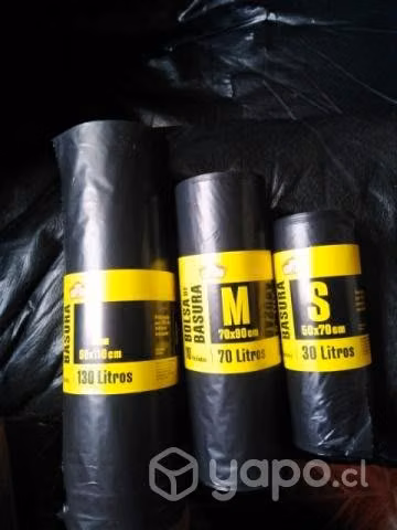 Bolsas de basura L,M y S 3-2-1precio