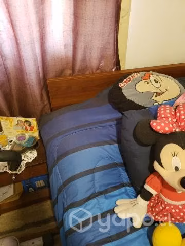 Cama plaza y media y comedor