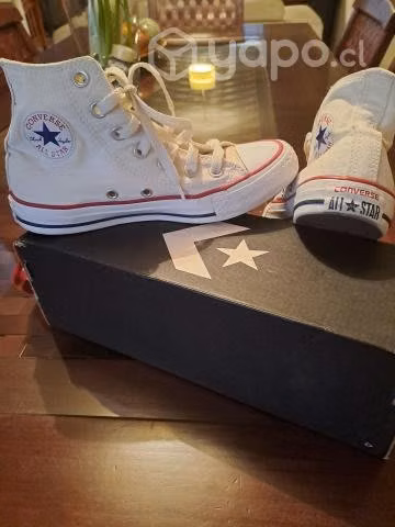 Zapatillas blancas converse unisex talla 36