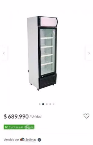 Visi-Cooler 1 Puerta 370 Litros