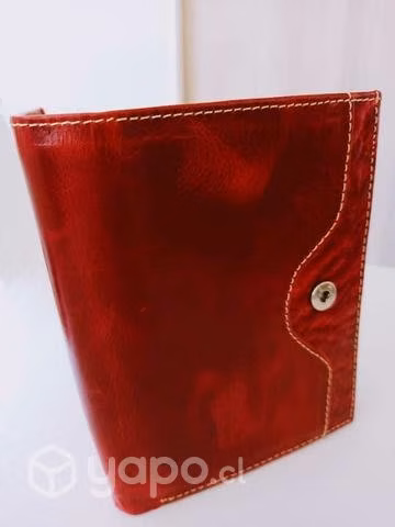 Monedero de Cuero Genuino Cardim (Rojo) - Imagen 2