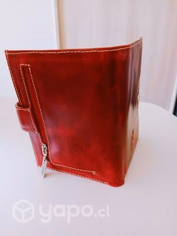 Monedero de Cuero Genuino Cardim (Rojo) - Imagen 4