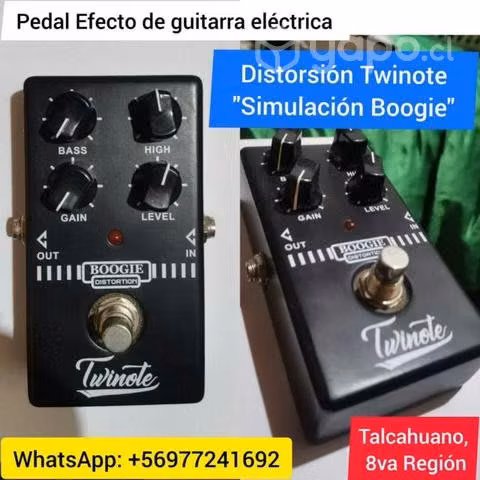 Pedal distorsión Twinote emulación Boggie,