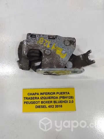 Chapa Inferior Puerta Trasera Izq Peugeot