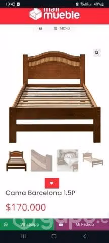 Cama más velador - Imagen 2