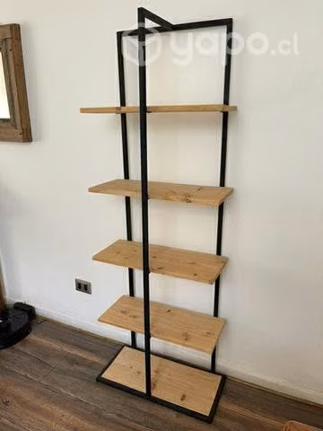 Repisa fierro y madera Ciprés