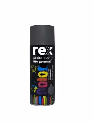 Pintura en Spray de Uso General REX Negro Mate - Imagen 4