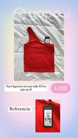 Top Opposite talla XS