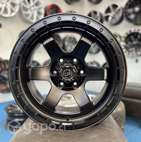 Llantas 17x9 6x130 Rhino negra para MAXUS especial - Imagen 2