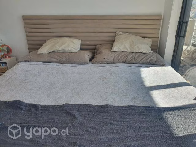 Cama super king + respaldo