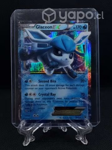 Carta Pokémon Glaceon EX Holo Fates Collide