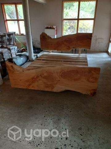 Cama 2 plazas rustica - Imagen 6