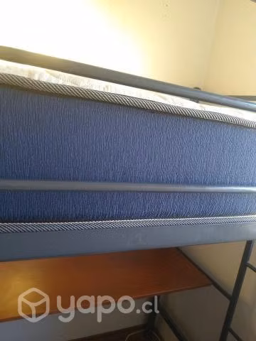 Cama funcional 1 plaza con colchón