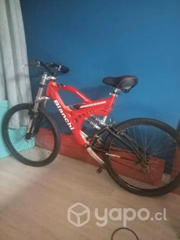 Bicicleta Bianchi Modelo aggressor, reinforce twin