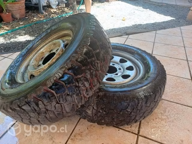 Llantas más neumáticos buen estado