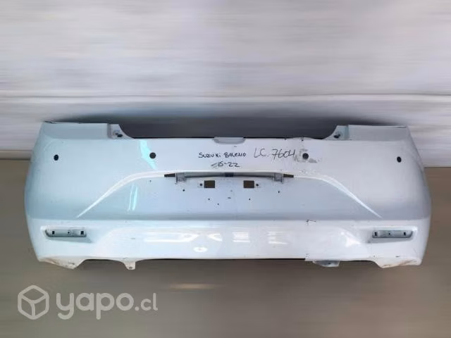 Parachoque trasero suzuki baleno 2015-2022