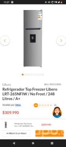 Refrigerador poco uso - Imagen 3