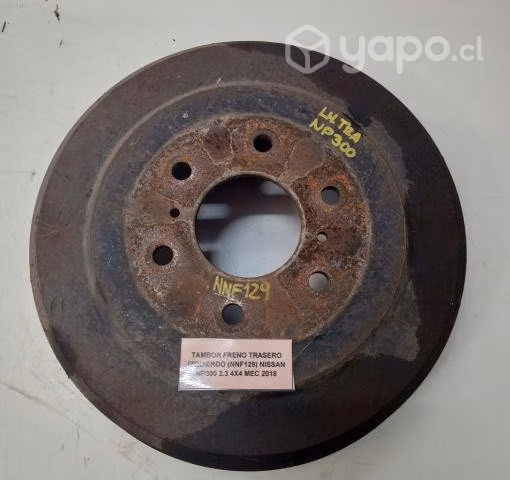 Tambor Freno Trasero Izquierdo (NNF129) Nissan