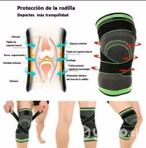 Rodilleras Con Refuerzo Elástico XXXL (62-65cm)