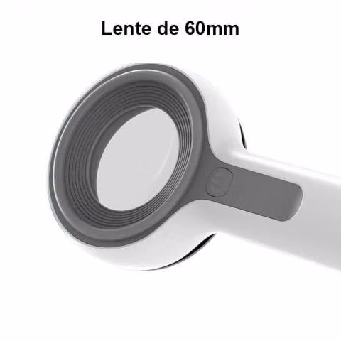 Dermatoscopio Diagnóstico Piel Lupa Luz Led Cargad