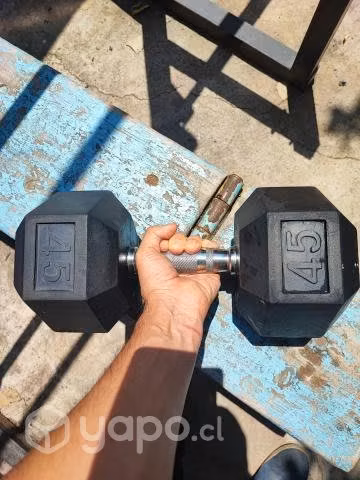 Mancuernas de 45 libras