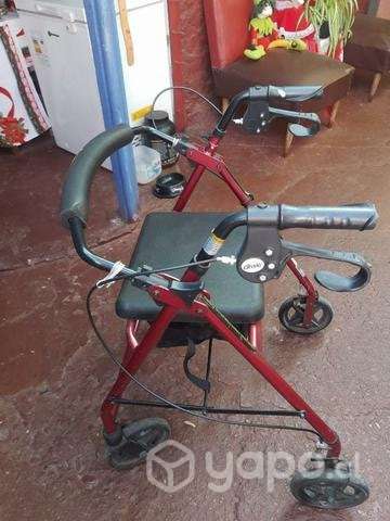 Silla de ruedas y andador adulto impecables - Imagen 3